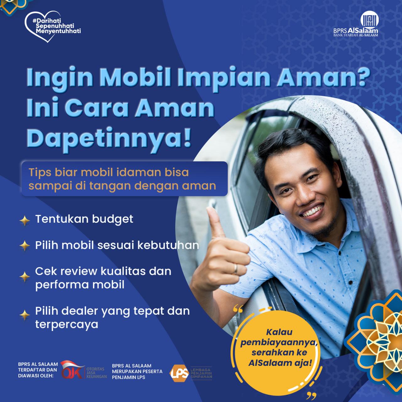 Ingin Mobil Impian Aman ? Ini Cara Aman Dapetinnnya!