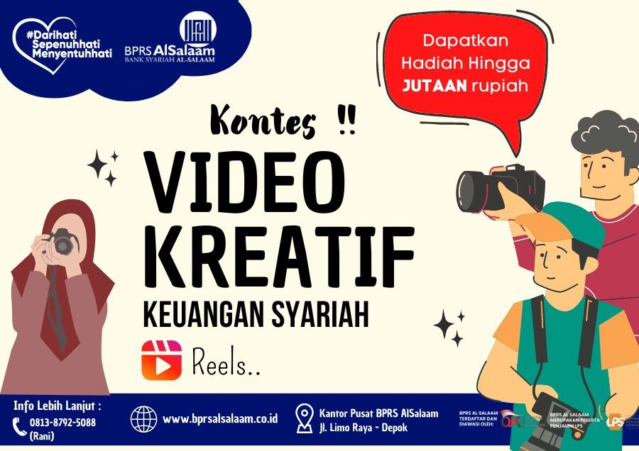 Kontes Video Kreatif Keuangan Syariah BPRS AlSalaam 2022